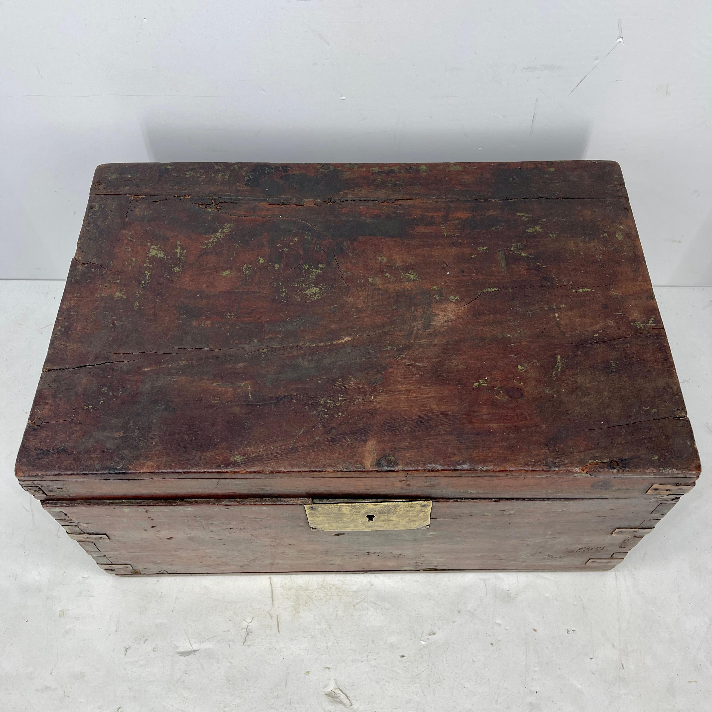 primitive wooden boxes