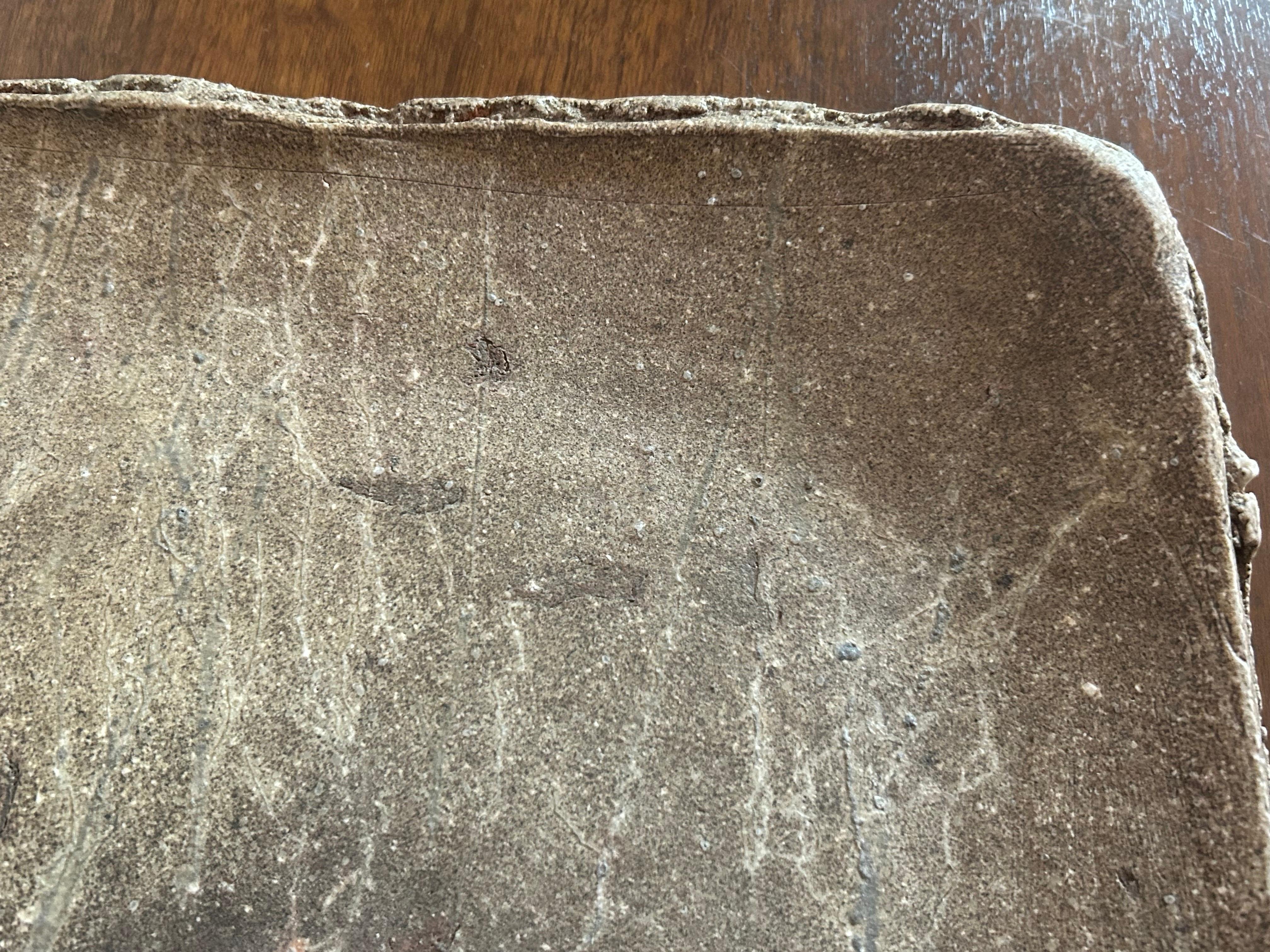 Large Rectangular Bizen Ware Platter after Jun Isezaki For Sale 4
