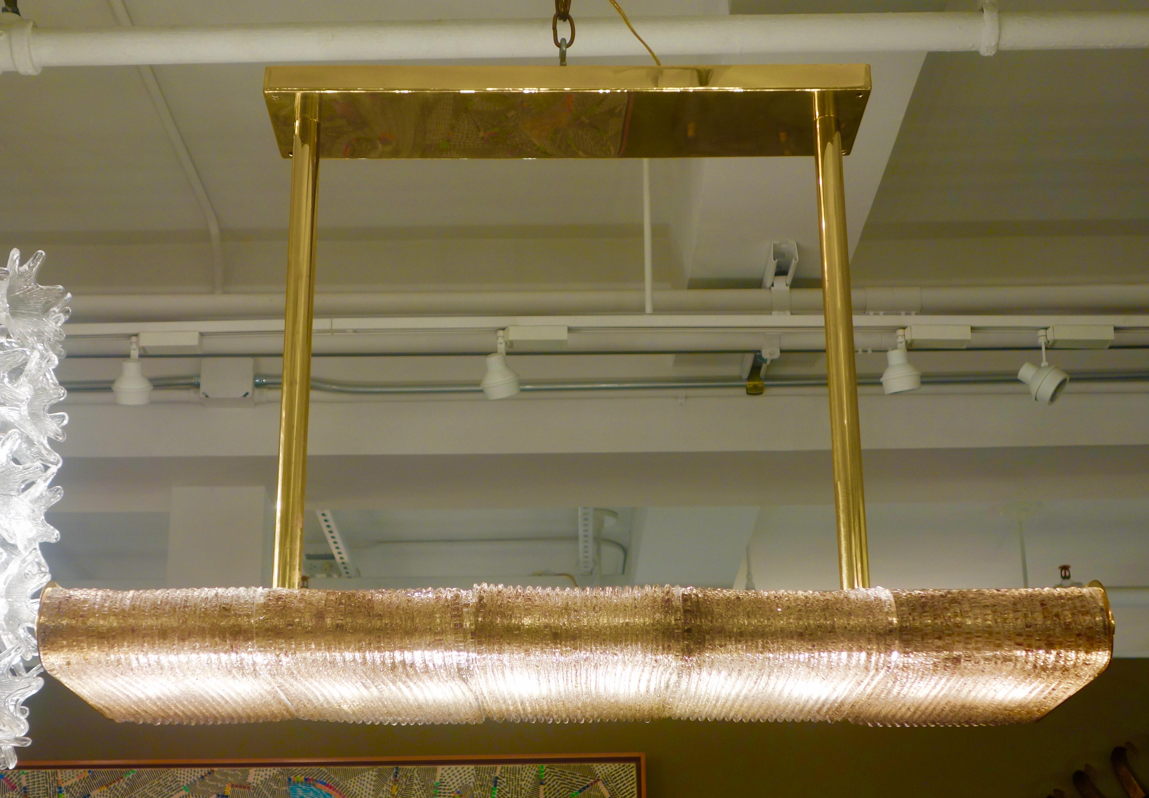 bronze rectangular chandelier