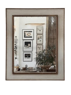 Large Rectangular Italian mirror, painted