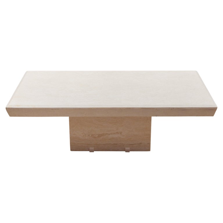 Large Rectangular Marble Coffee table at 1stDibs