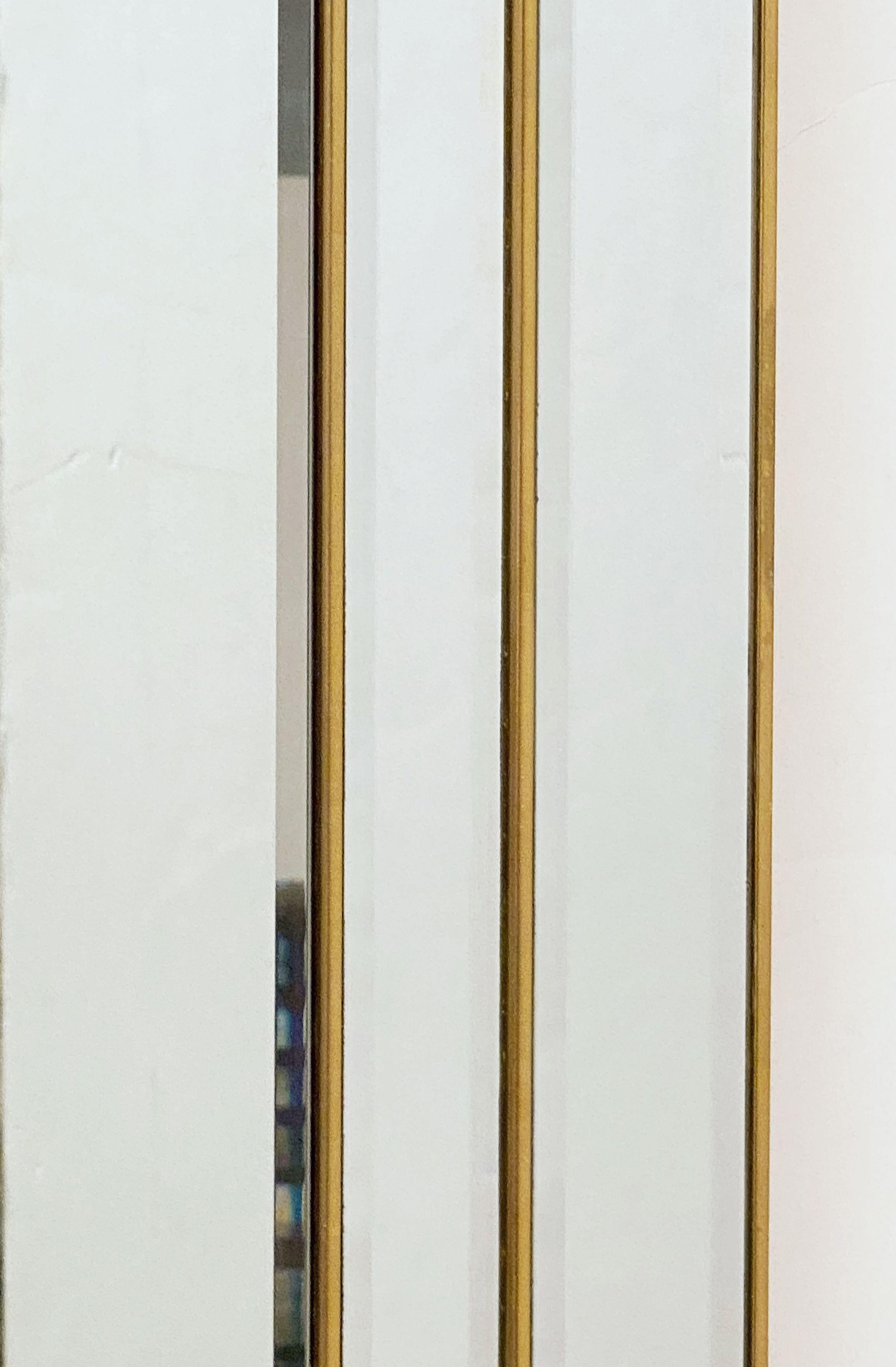 Large Rectangular Modern Mirror from Belgium (H 56 x W 37) 3