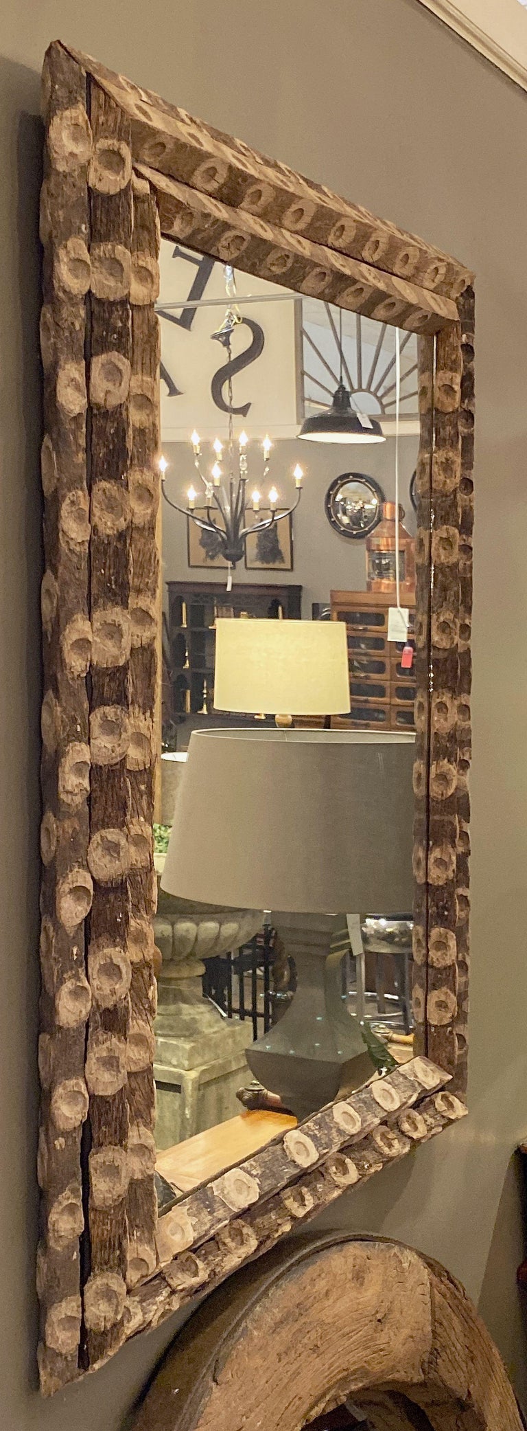 Large Rectangular Oyster Stick Mirror at 1stDibs large stick on