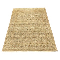 Large Rectangular Persian Tabriz Wool Rug 7´10 by 9'10 Feet