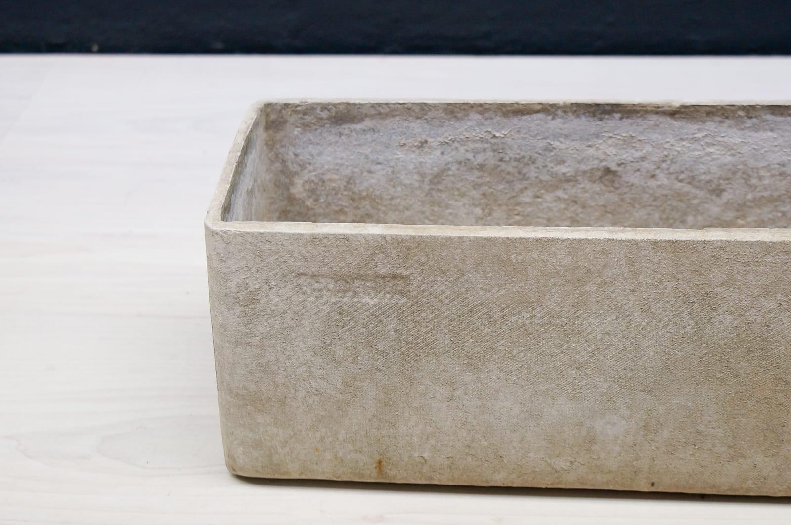 Large Rectangular Planter by Willy Guhl for Eternit, Switzerland, 1950s In Good Condition In Nürnberg, Bayern