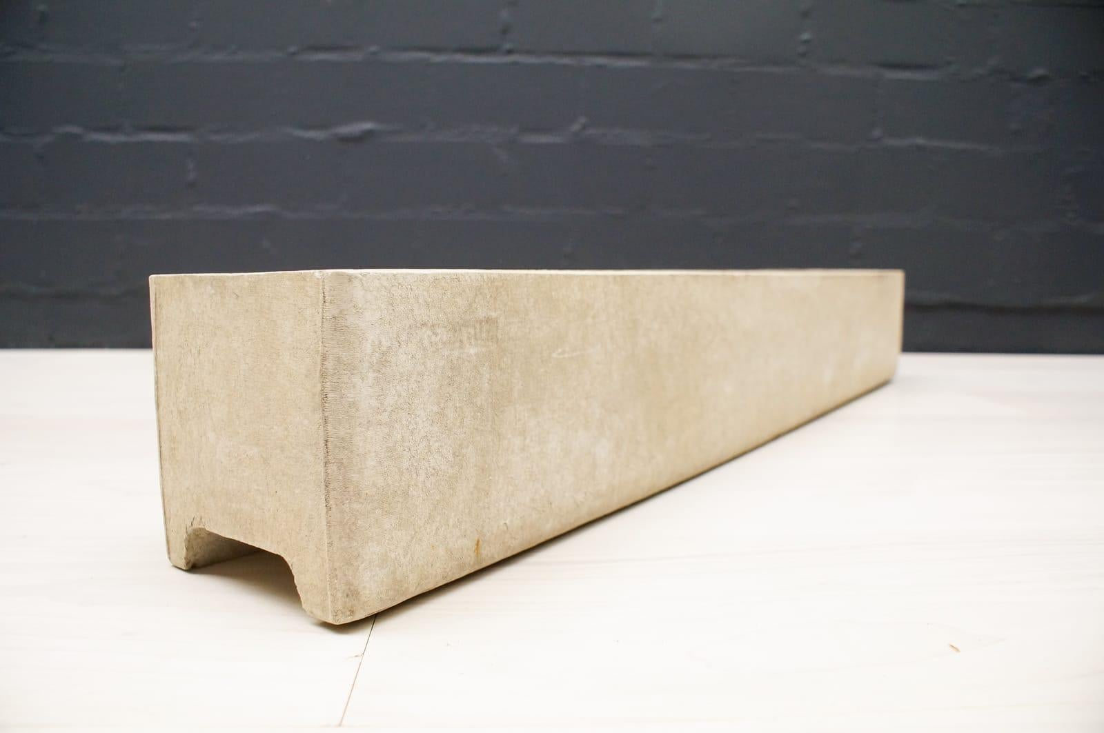 Cement Large Rectangular Planter by Willy Guhl for Eternit, Switzerland, 1950s