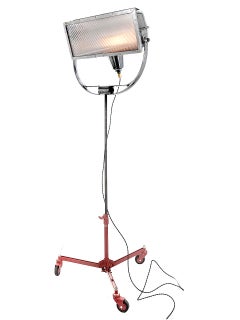 Large Rectangular Polished Aluminum Spot light