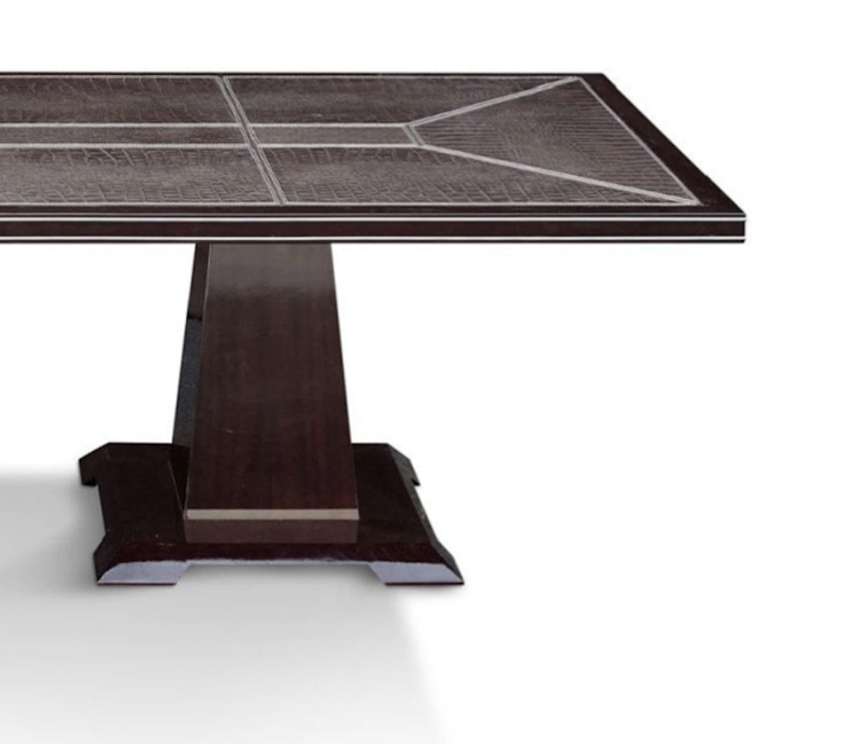 Italian Large Rectangular Table For Sale
