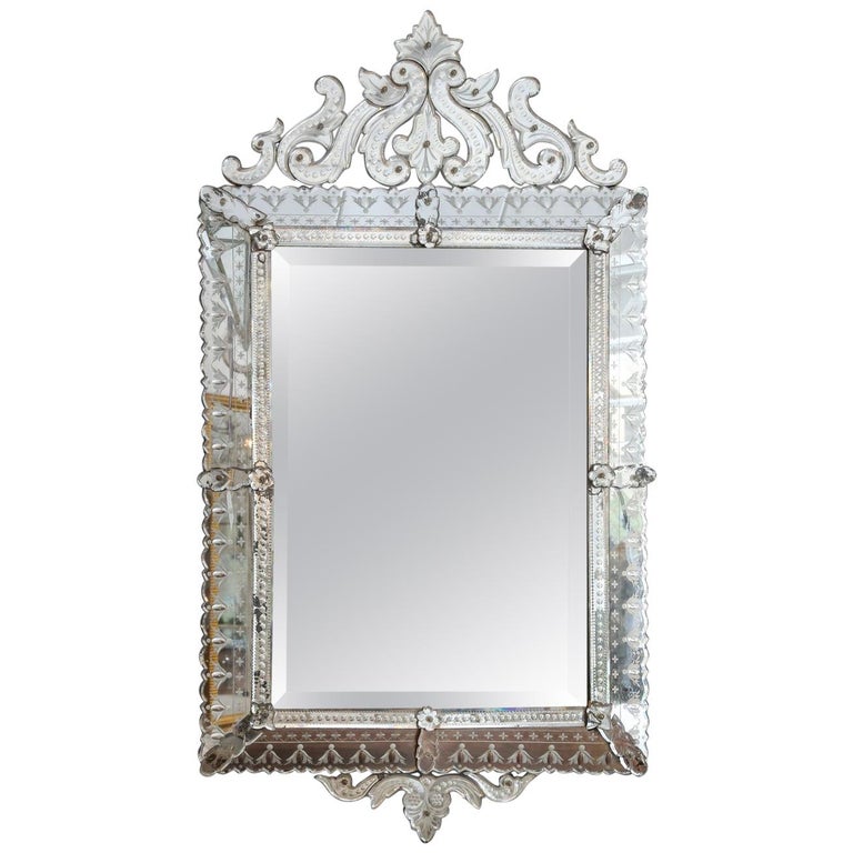 Large Rectangular Mirror For Sale at 1stdibs