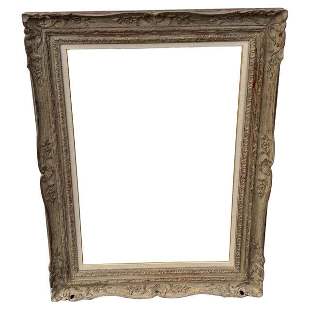 Large Antique Carved Gilt Wood Frame C1900 For Sale at 1stDibs