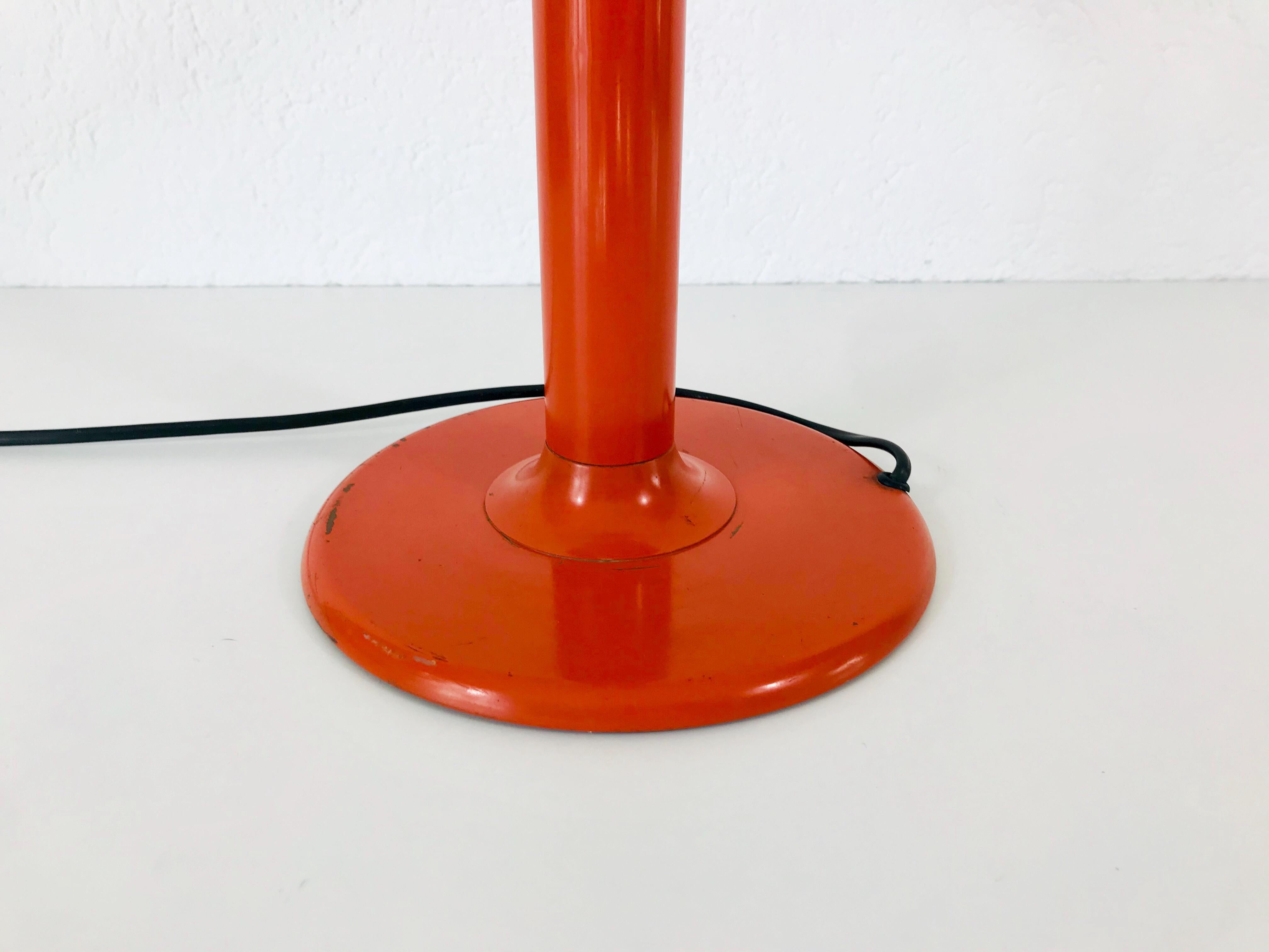 Large Red and White Mushroom Table Lamp, 1970s In Fair Condition In Hagenbach, DE
