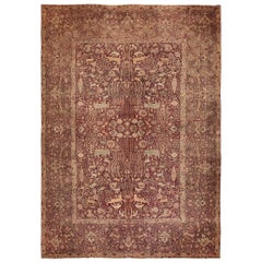 Tapis indien ancien de type Agra. Taille : 11 pieds 6 po. x 16 pieds 9 po.