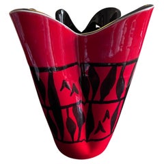 Large Red Elchinger Vase 