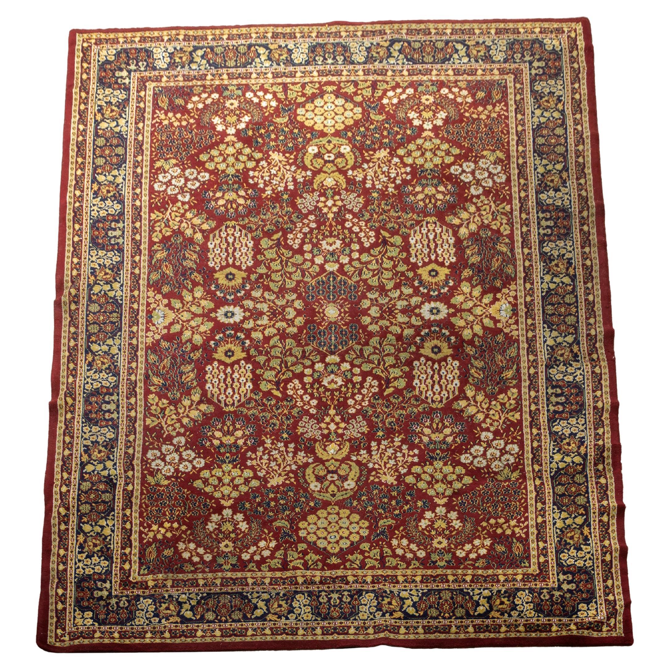 Großer roter persischer Blumenteppich  117,3 x 78,7 Zentimeter im Angebot