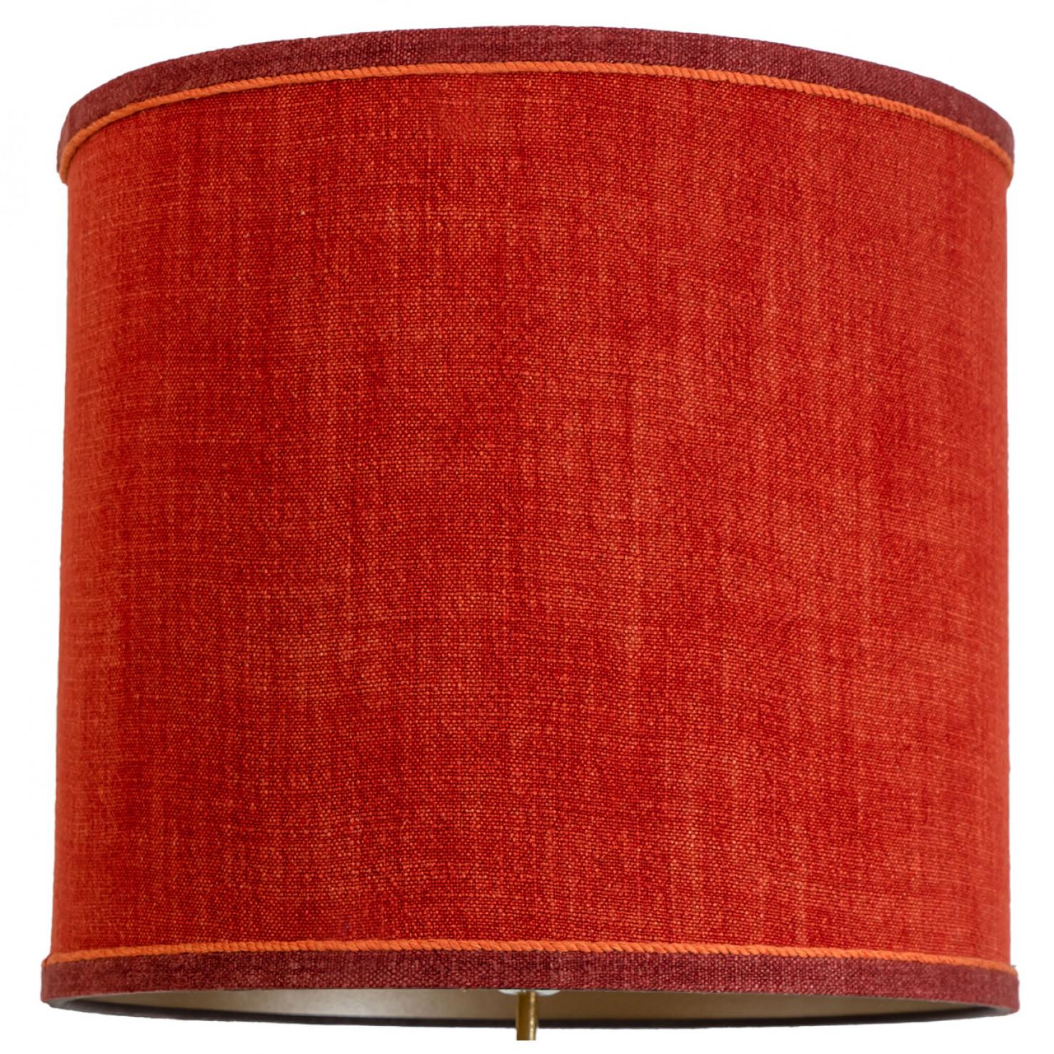 Other Large Red Taupe Ceramic Table Lamp, Germany For Sale