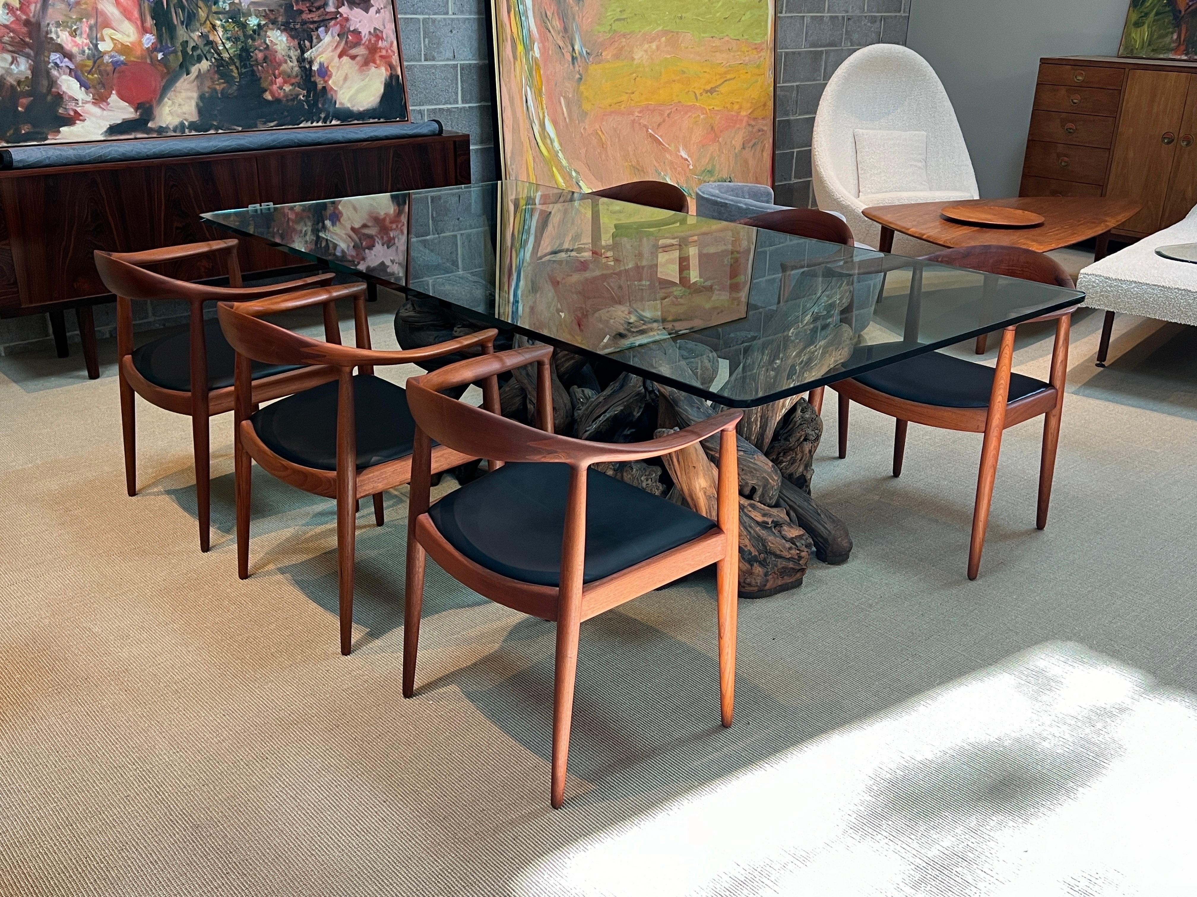 Large Redwood Burl Dining Table en vente 14