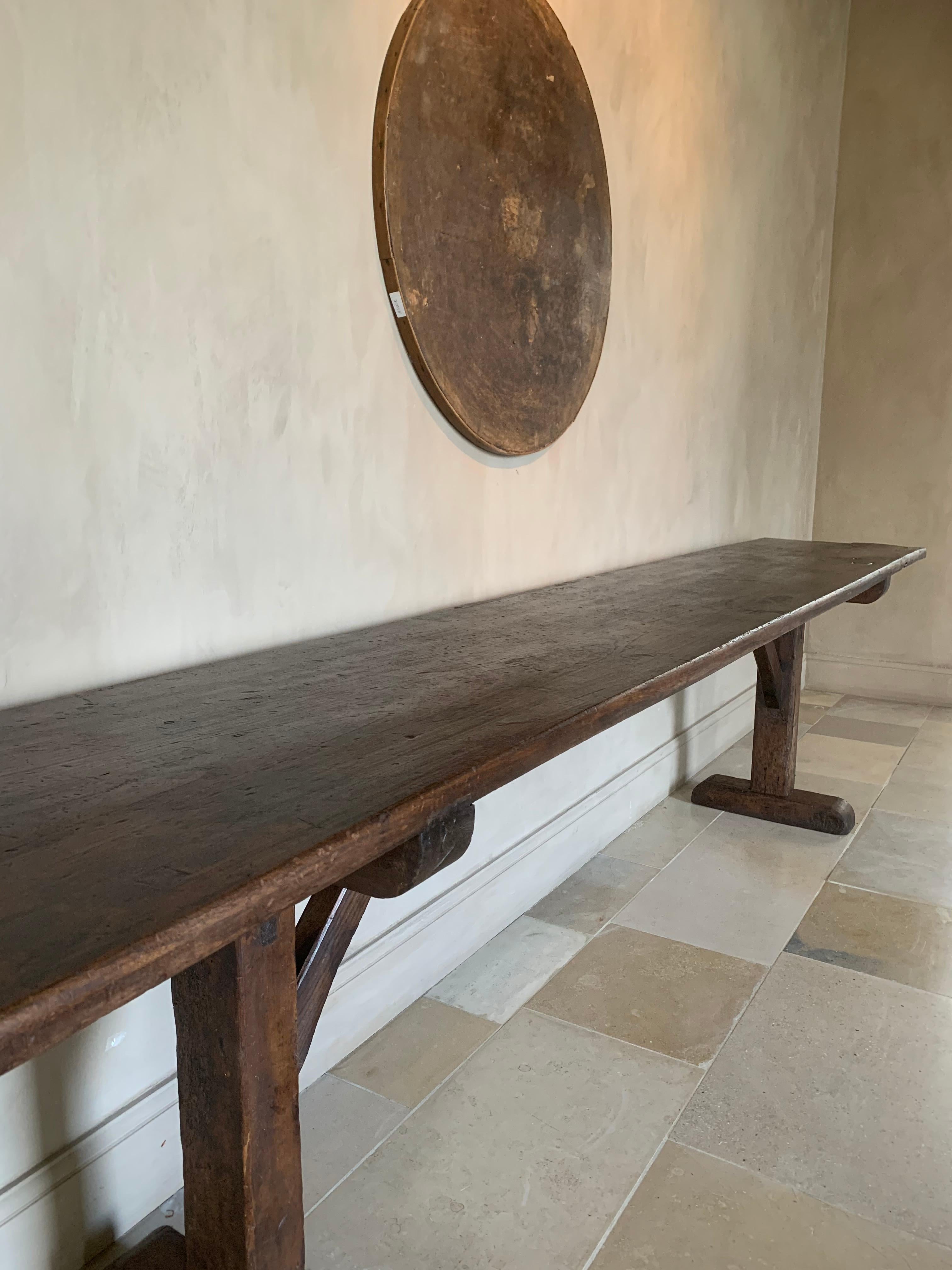 Large Refectory Console Table 3