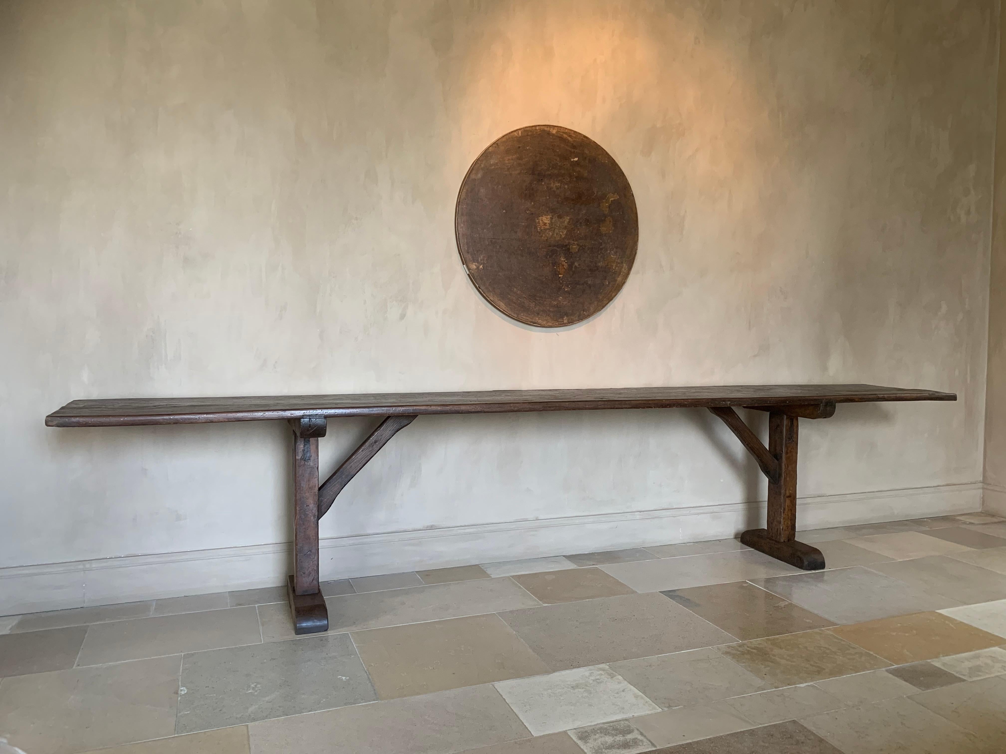 Large Refectory Console Table 5