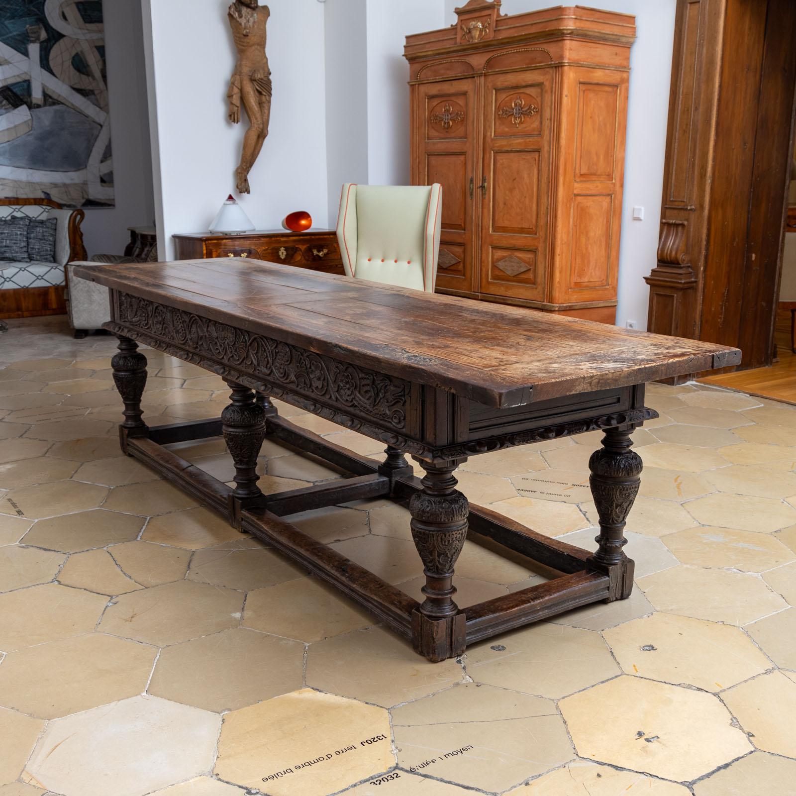 Large Refectory Dining Table, 18/19th Century For Sale 1