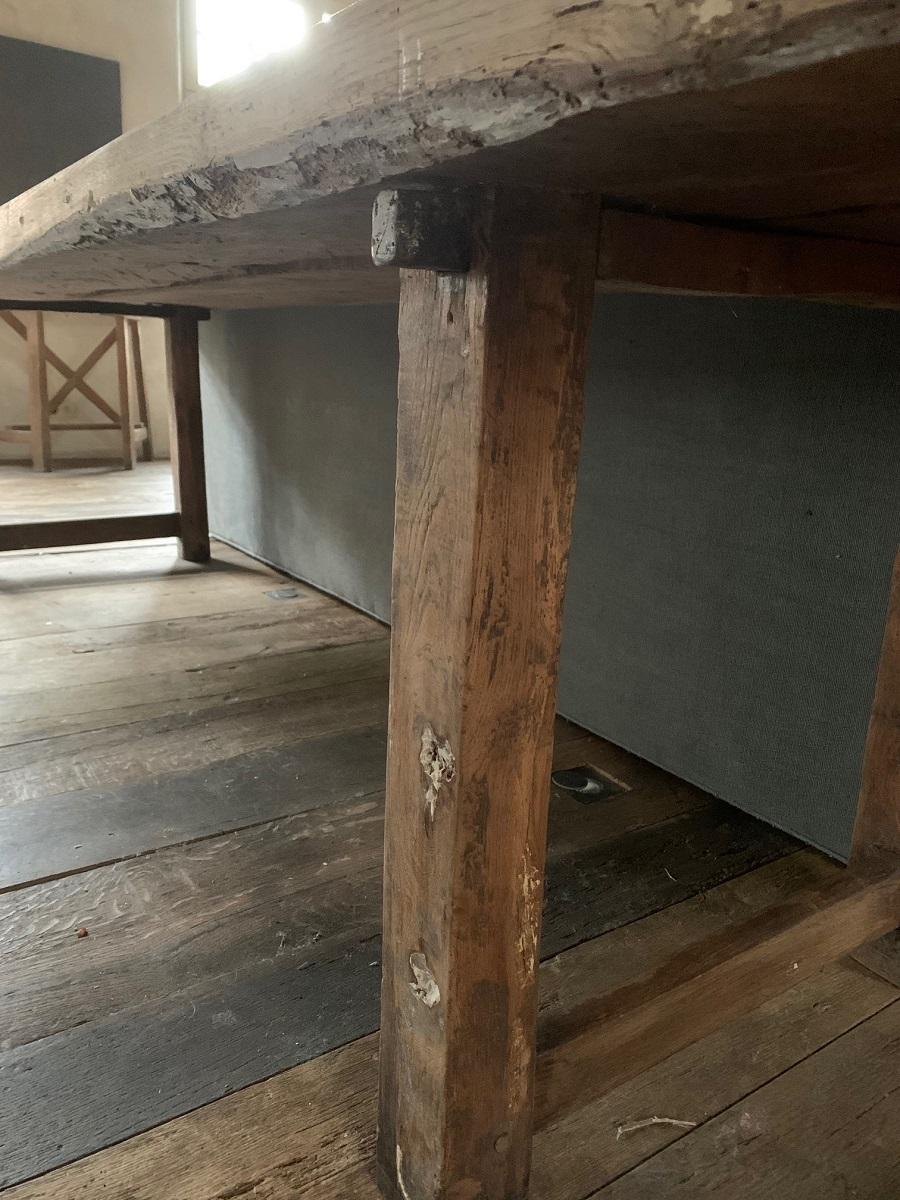 19th Century Large Refectory Farm Table