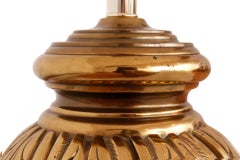 Large Regency Brass Table Lamp