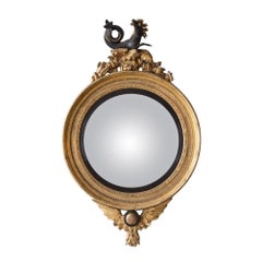 Large Regency Convex Mirror