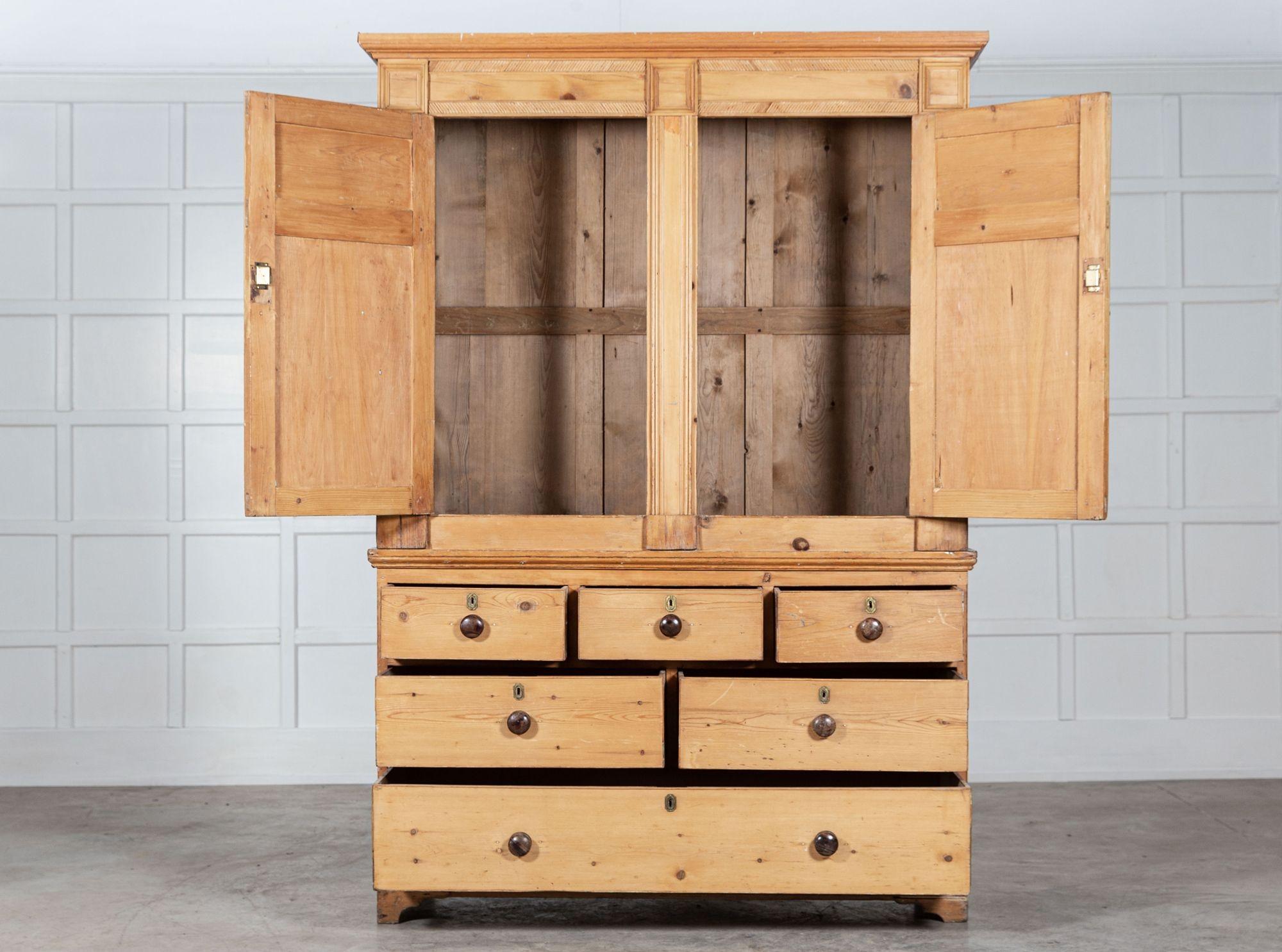 circa 1820
Large Regency English estate made pine housekeepers cupboard
(RHS bracket foot will be restored. Rail or shelves can be added)
sku 1334
We can also customise existing pieces to suit your scheme/requirements. We have our own workshop,