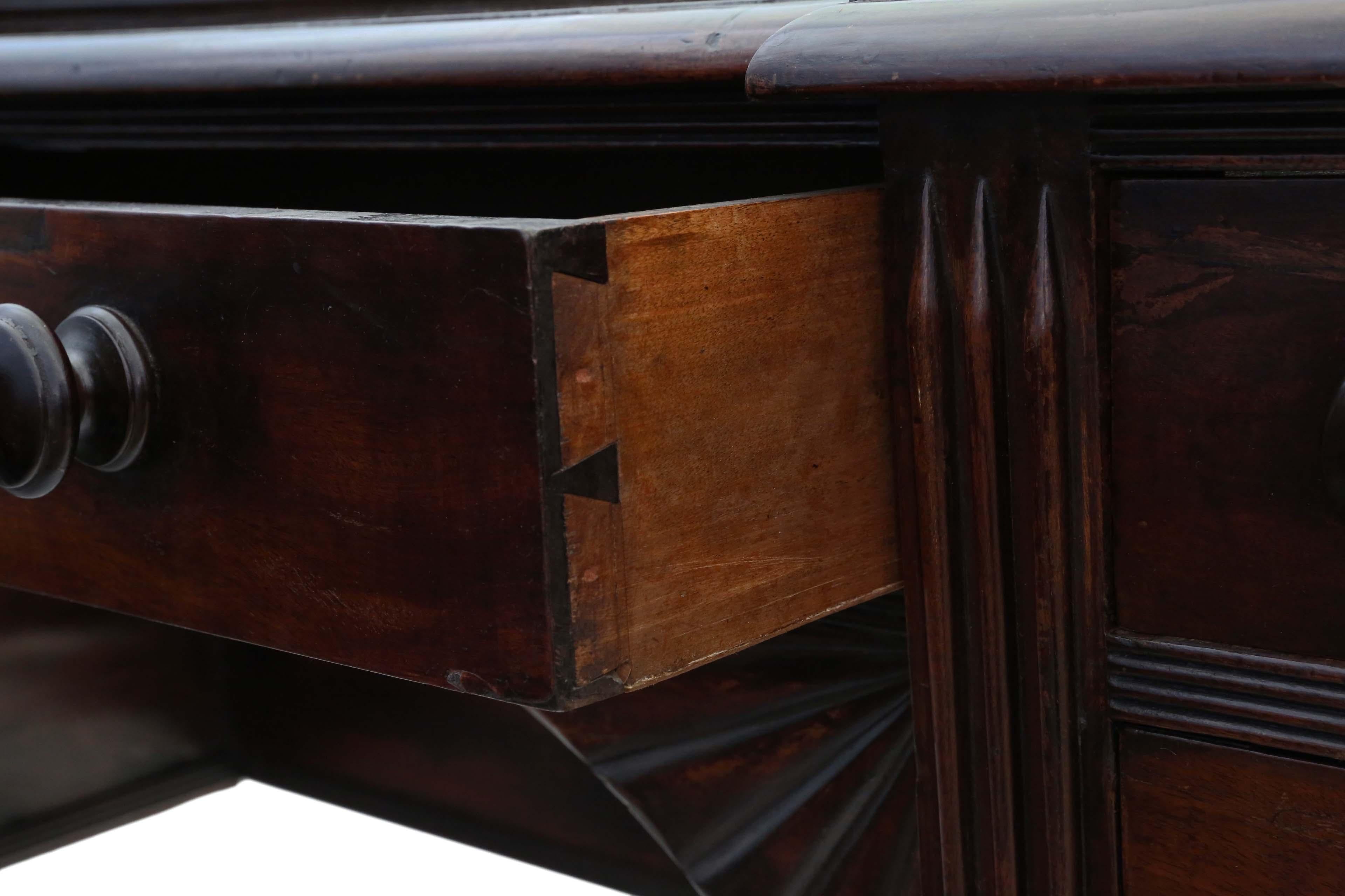 Large Regency Flame Mahogany Sideboard Chiffonier 2