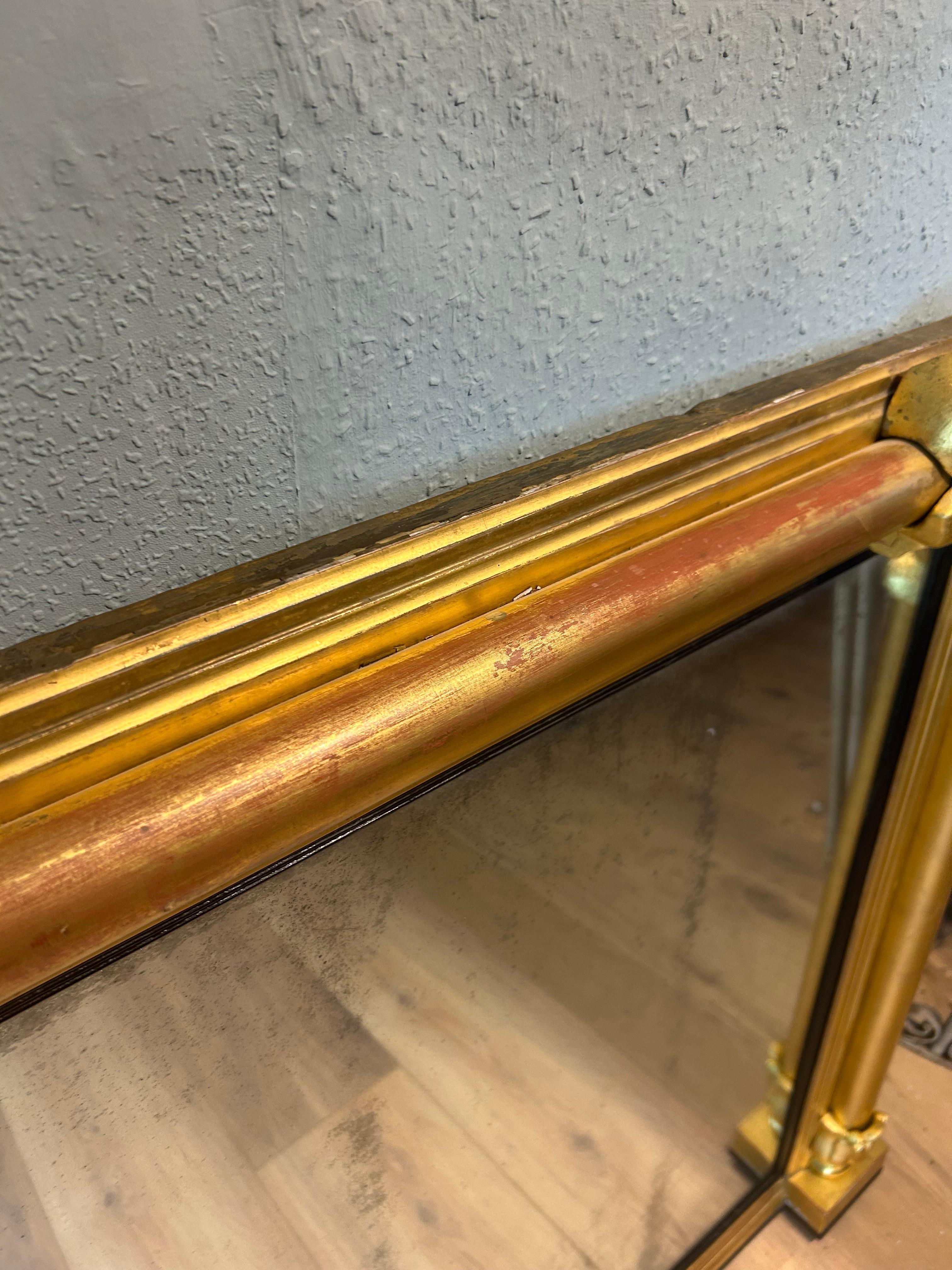 Gran espejo sobremantel dorado William IV en Bueno estado para la venta en Sherborne, GB
