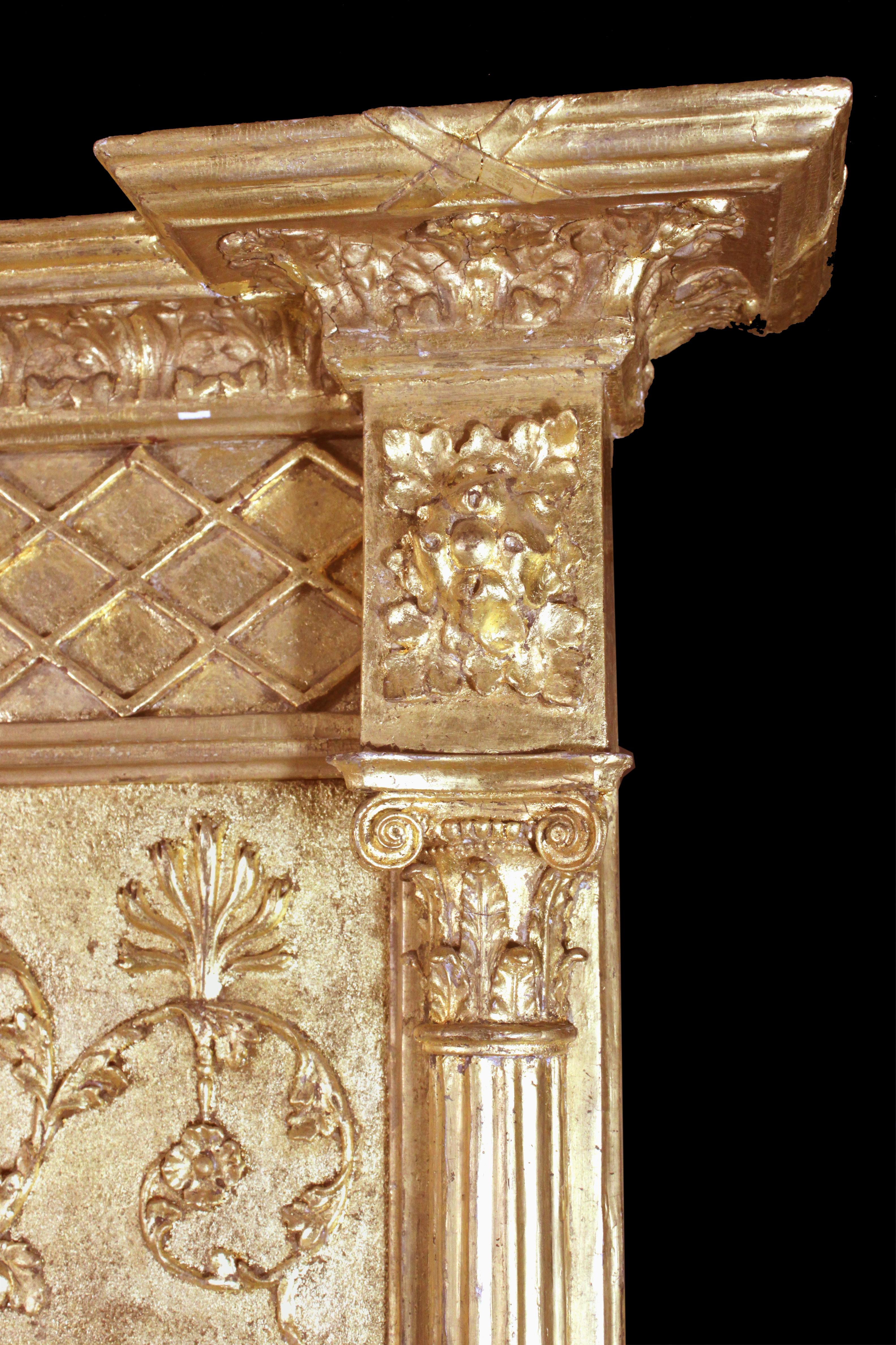 Großes vergoldetes Regency-Pfeilerglas von Thomas Fentham (Englisch) im Angebot