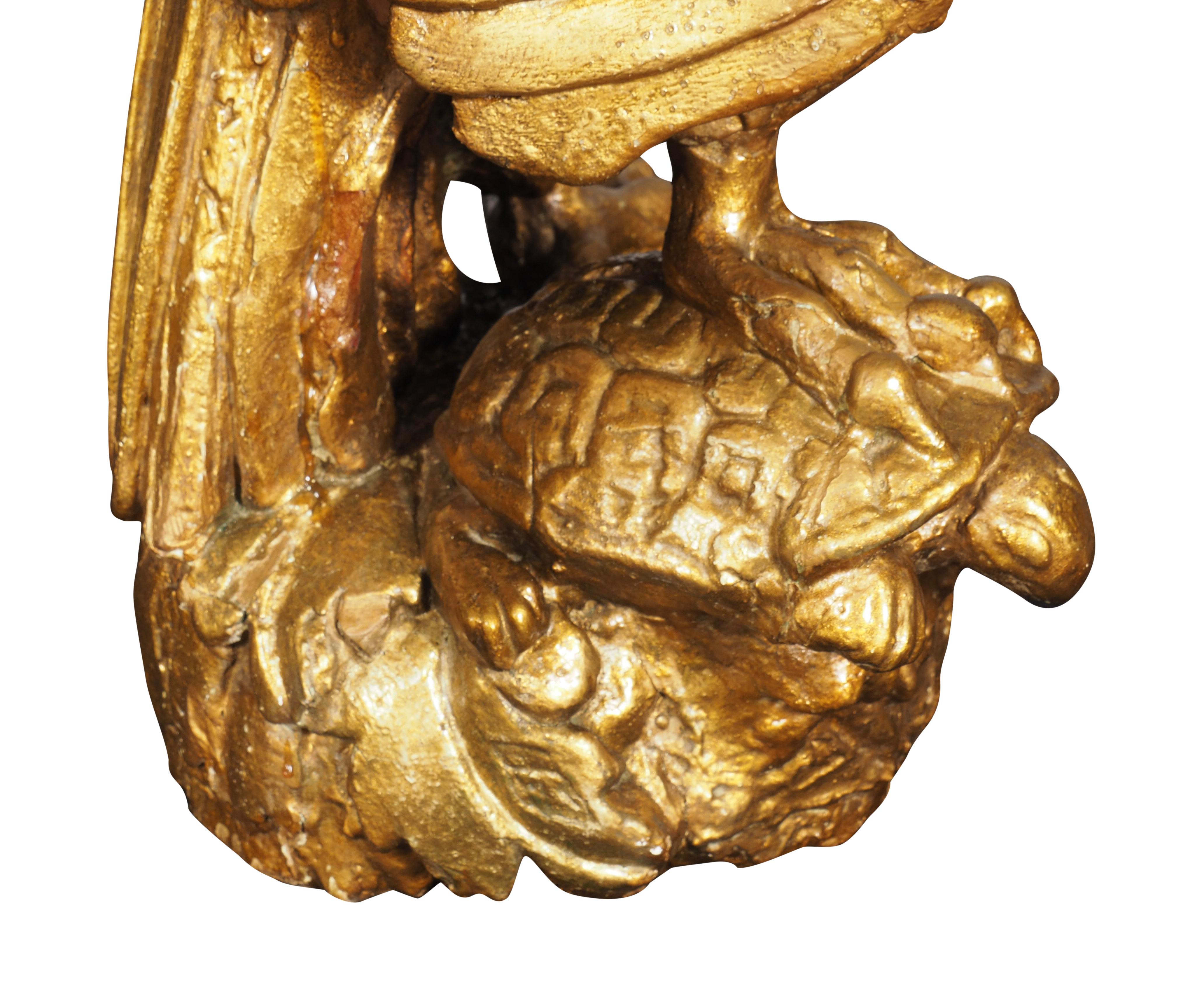Grande aquila Regency in legno dorato in vendita 9