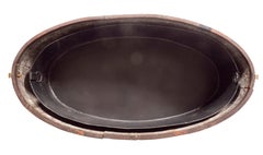 Large Regency Oval Brass Bound Wine Cooler
