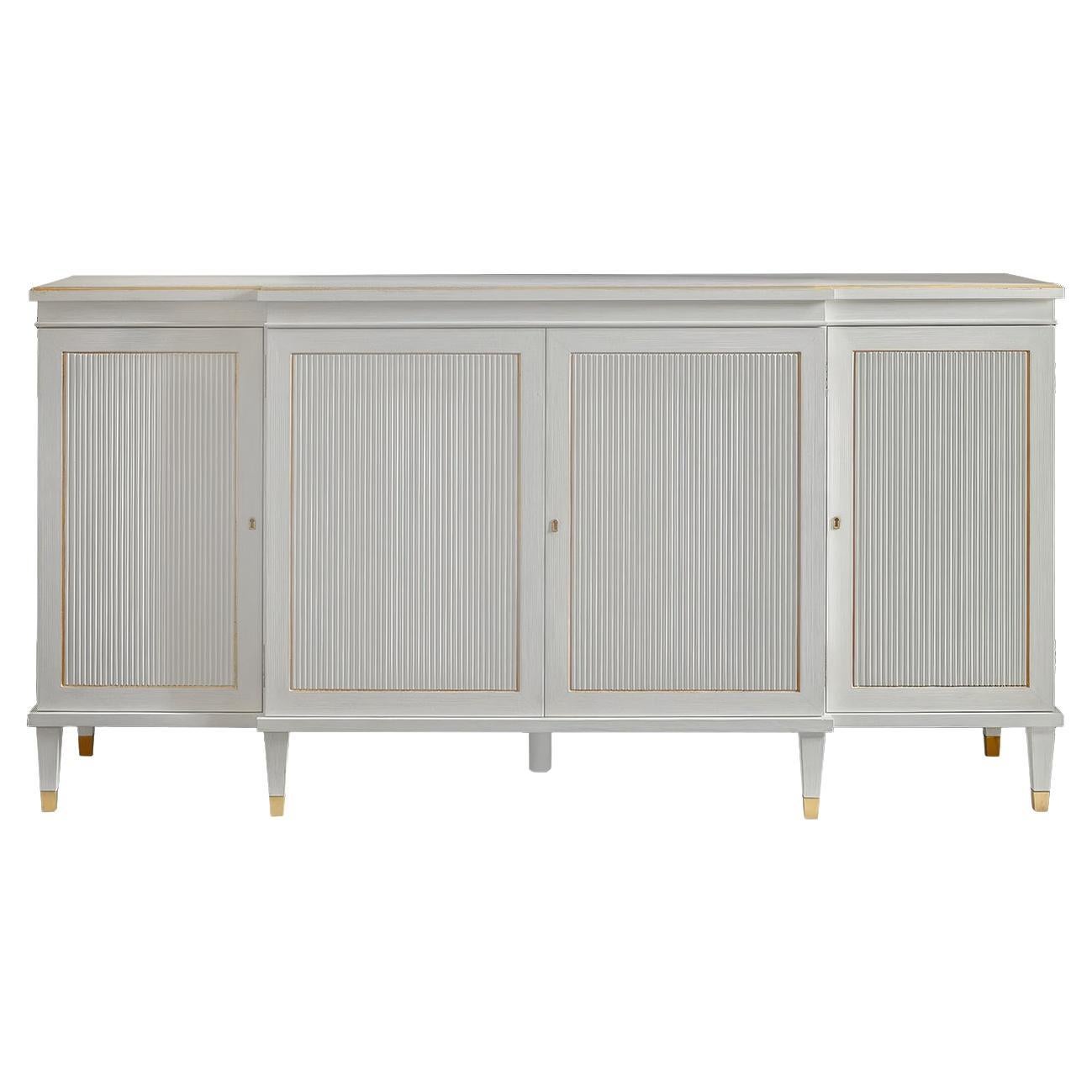 Großes vergoldetes Regency-Paket-Credenza