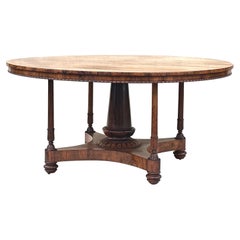 Large Regency Rosewood Centre Table