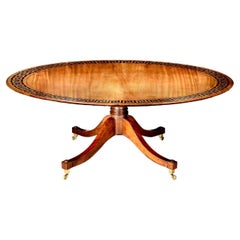 Large Regency Style Dining Table Sits 8–10 People
