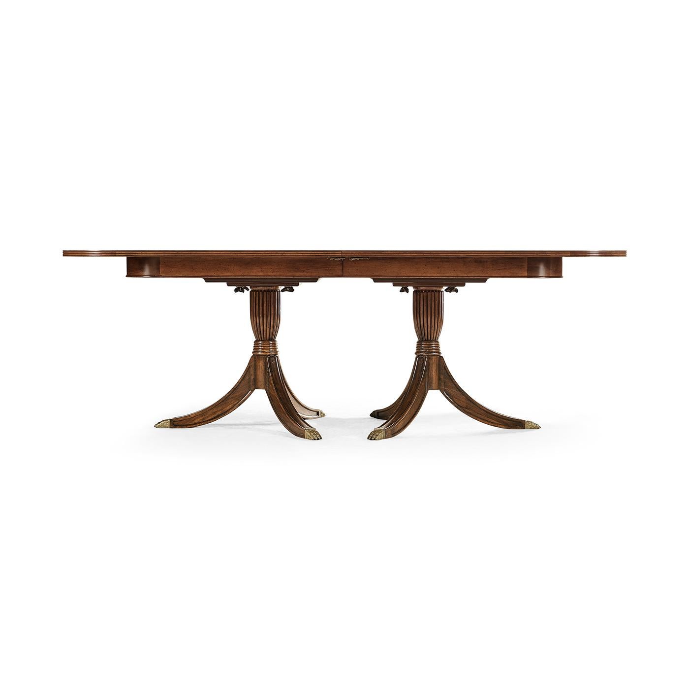 Large Regency Style Extending Dining Table For Sale 1