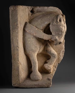 Large Relief of Saint Hubert - Northern France, c. 1400–1420 - late gothic