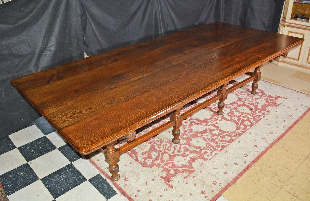Baroque Large Renaissance Revival Style Dining Table