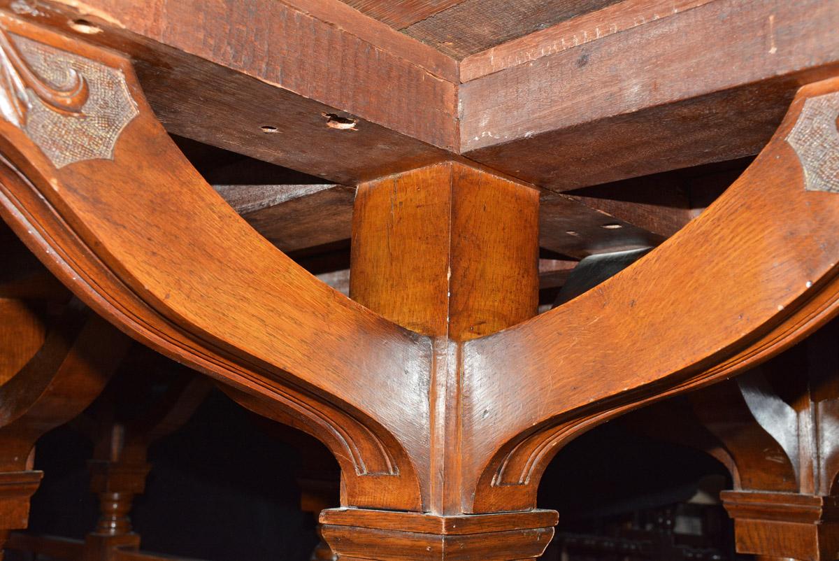 Large Renaissance Revival Style Dining Table 1