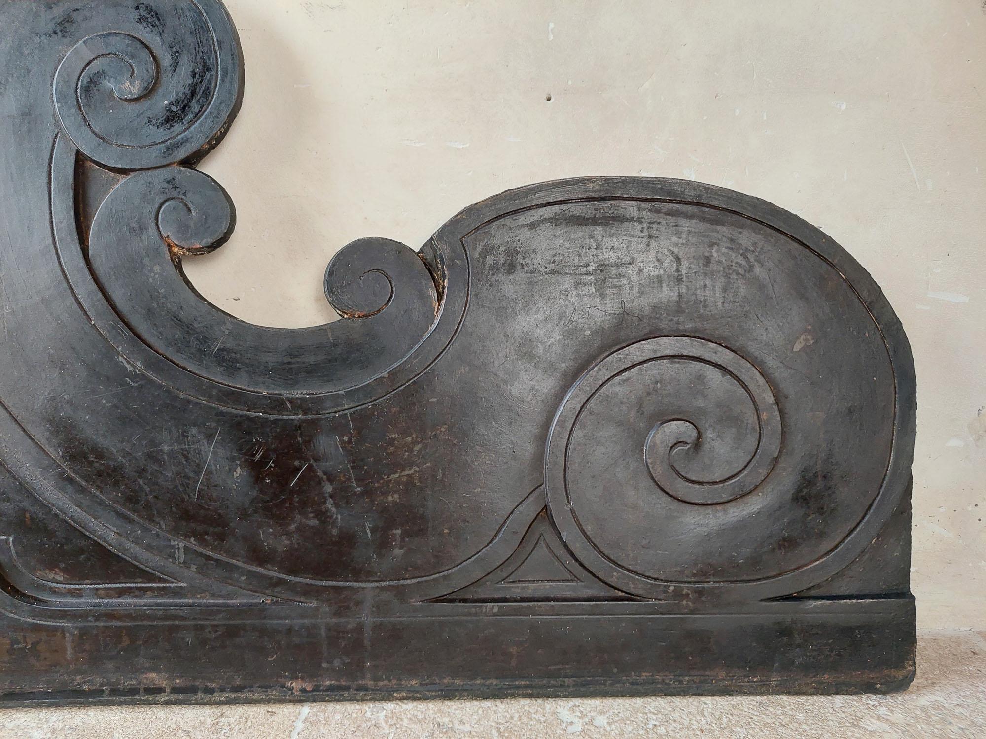 18th Century and Earlier Large Renaissance Slate Ornamental Panel   For Sale