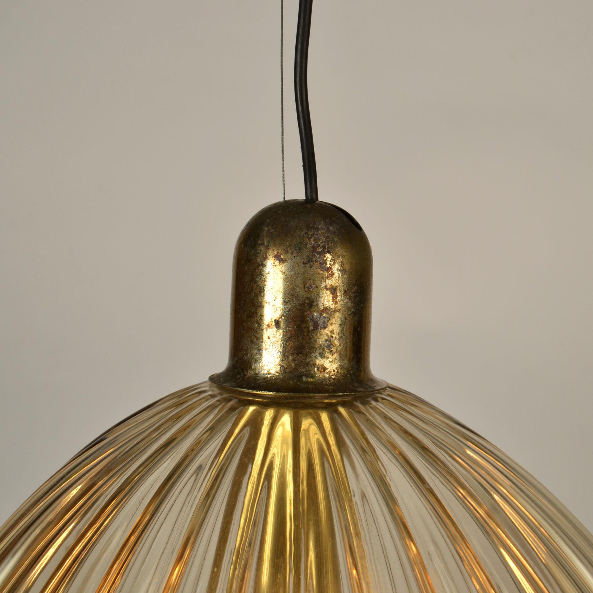 Grande ciondolo a campana in vetro di Renato Toso Murano anni '50 in vendita 5