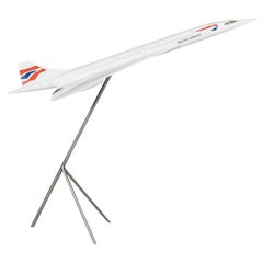 Large Resin Concorde Model Made by Space Models, England, circa 1990