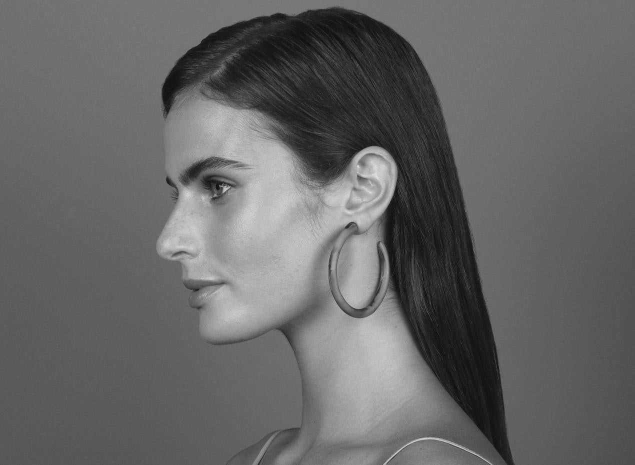 large resin earrings