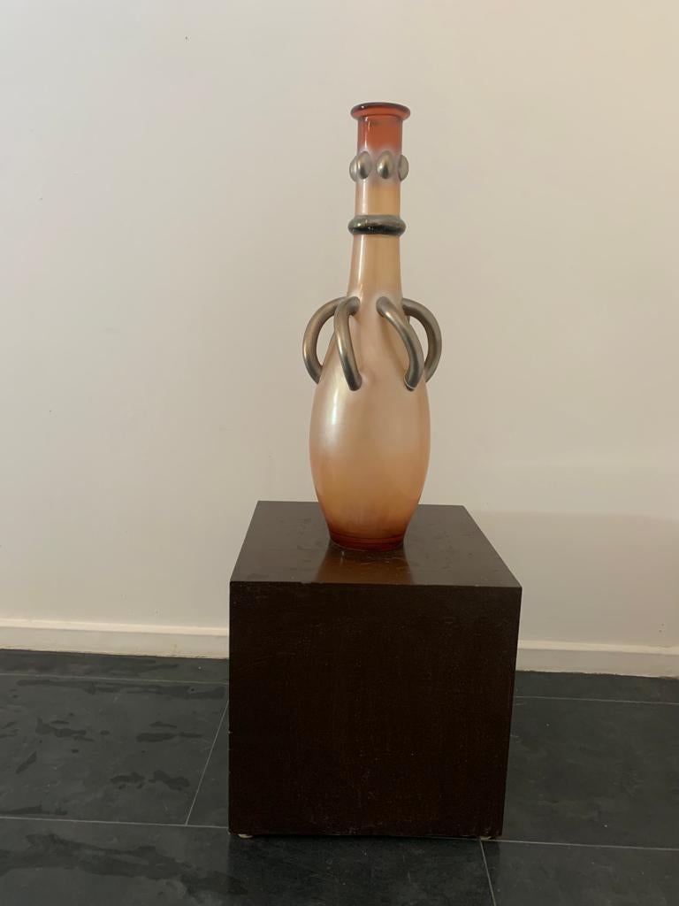 Vaso grande in resina di Lam Lee Group, anni '80 In condizioni ottime in vendita a Montelabbate, PU