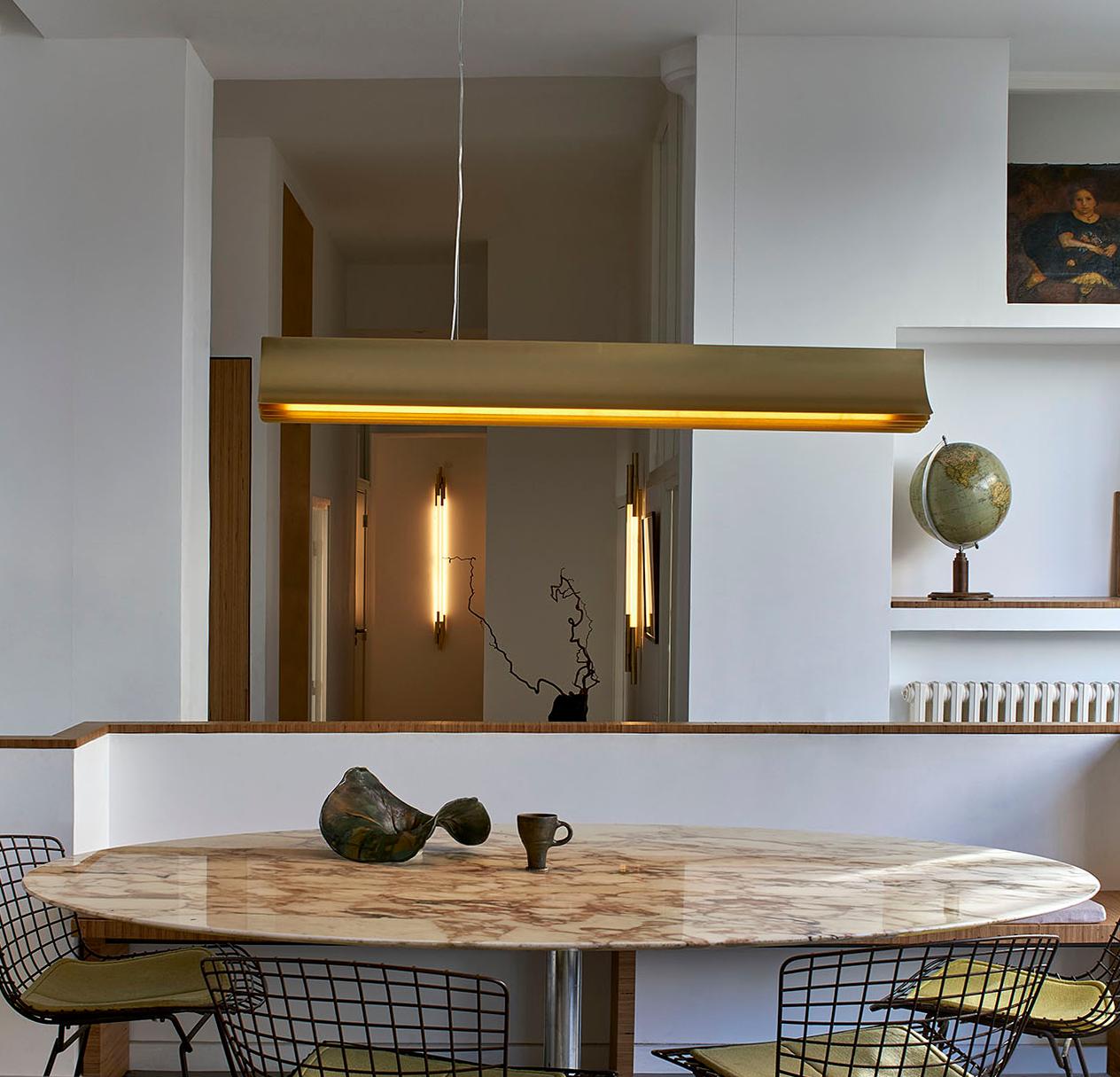 Post-Modern Large Respiro Pendant Lamp by Philippe Nigro For Sale