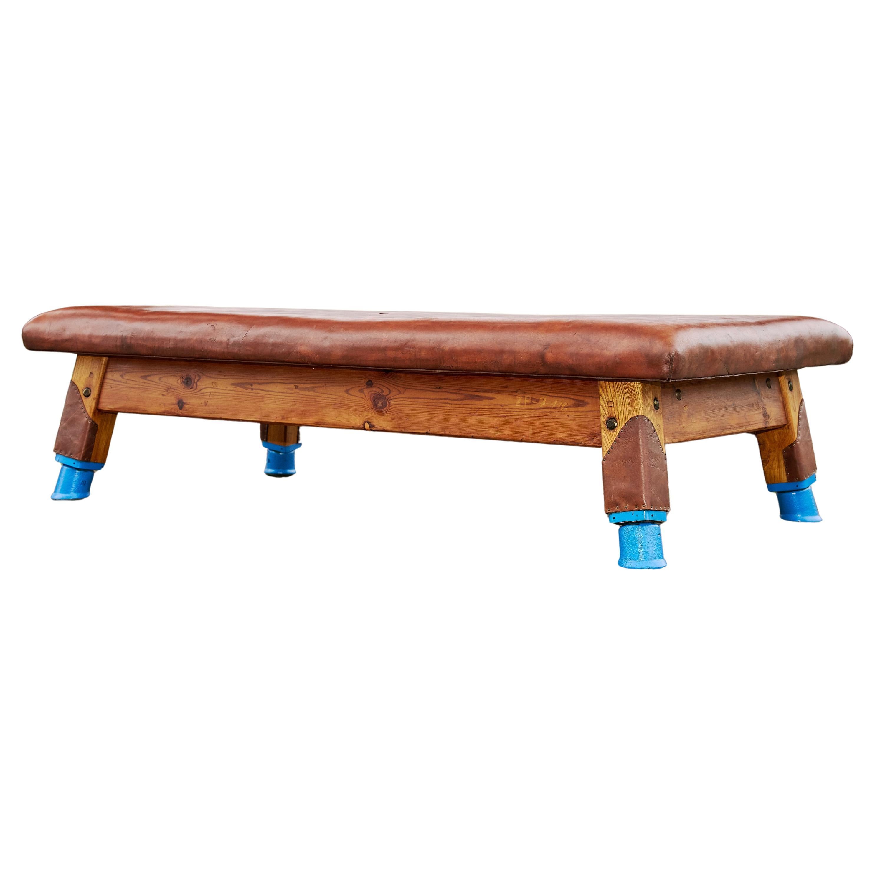 Large Restored Gym Table, 1930s from Prague For Sale