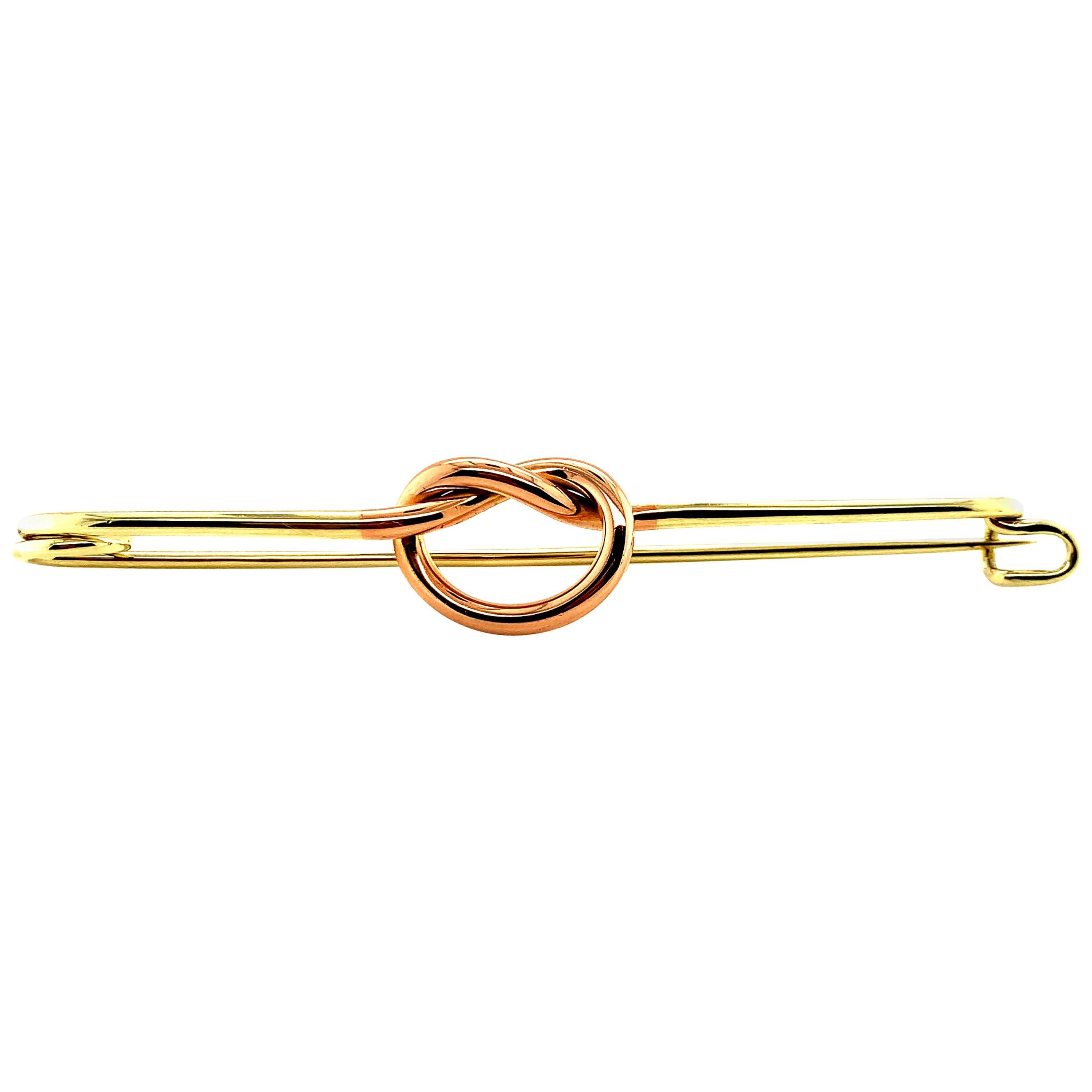 Cartier Love Knot Safety Pin For Sale