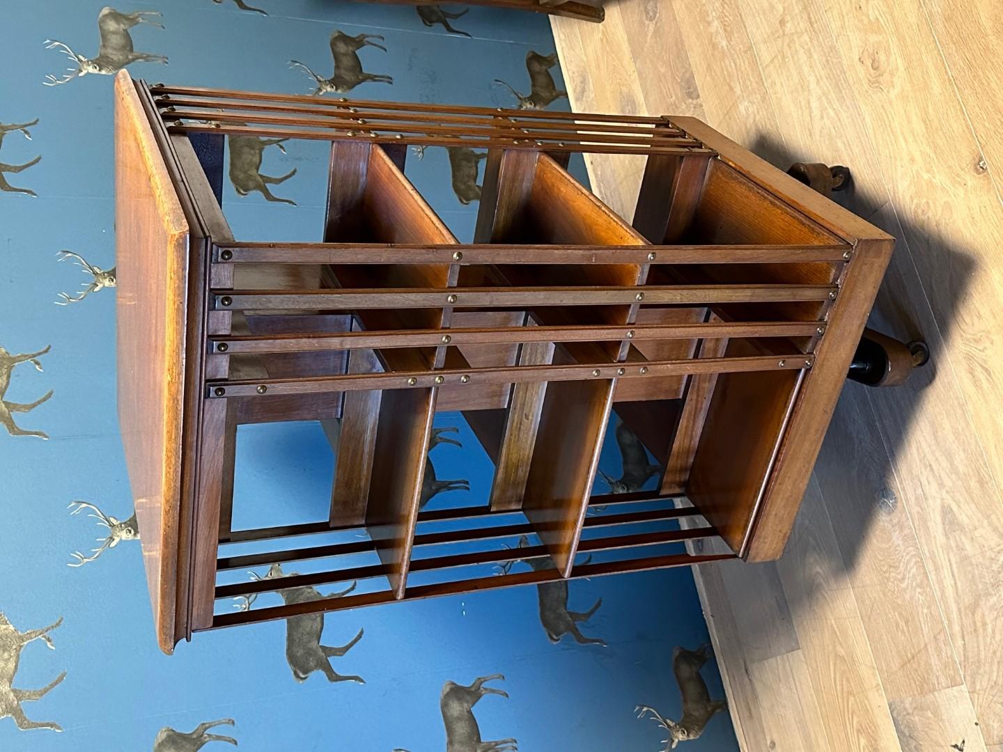 Large revolving Bookcase from Maple & Co , London  4