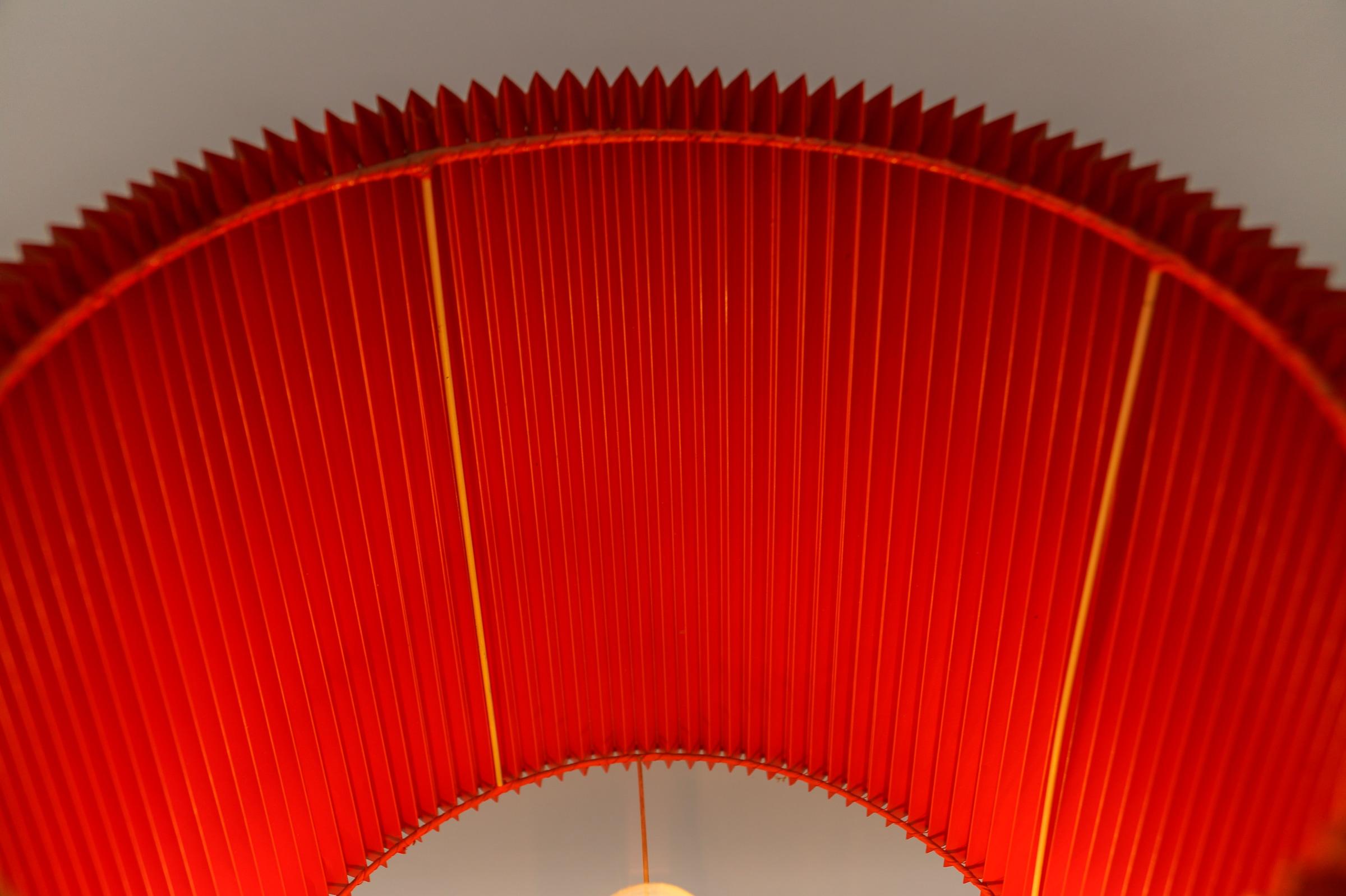 Grande lampe de bureau Riccardo Marzi en résine de bambou, 1970, Italie en vente 9