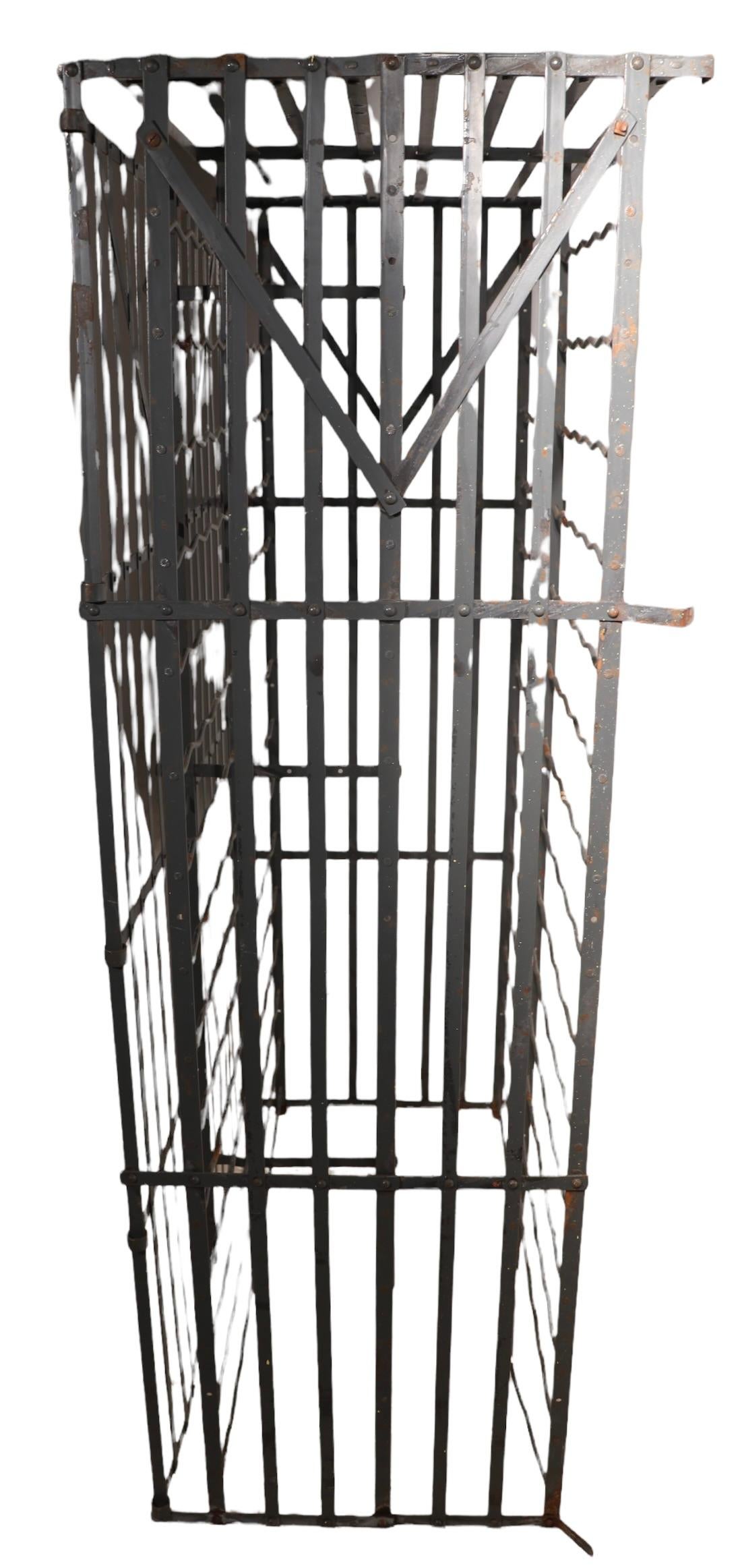 Industrial Large Rigidex Wine Rack Made in France 300 Bottle Capacity  For Sale